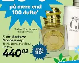 Bilka Burberry Goddess edp tilbud
