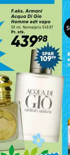 Bilka Armani Acqua Di Gio Homme edt vapo tilbud