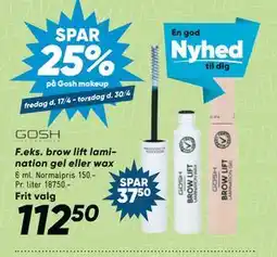 Bilka Spar 25% på Gosh makeup tilbud