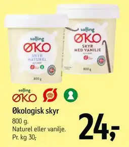 Føtex Økologisk skyr tilbud