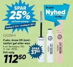 Bilka brow lift lamination gel eller wax tilbud