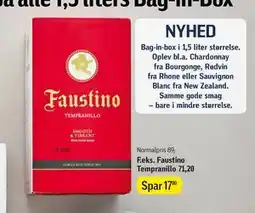 Føtex Faustino Tempranillo tilbud