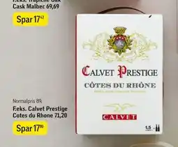 Føtex Calvet Prestige Cotes du Rhone tilbud