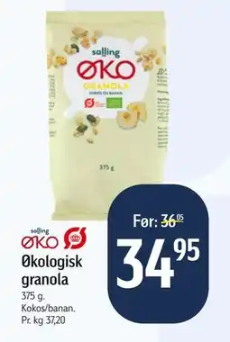 Føtex Økologisk granola tilbud