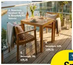 Føtex Rosenborg KD havestol tilbud