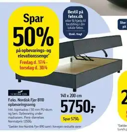 Føtex Spar 50% på opbevarings- og elevationssenge tilbud