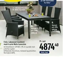 Føtex Lakewood havebord tilbud