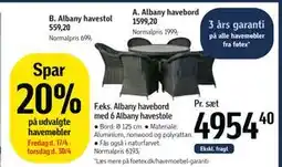 Føtex Spar 20% på udvalgte havemøbler tilbud