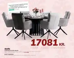 Daells Bolighus SPISEBORDSSTOL MED ARMLÆN tilbud
