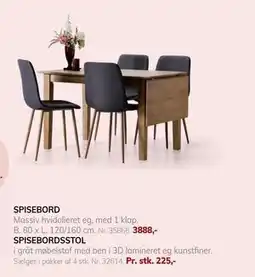 Daells Bolighus SPISEBORDSSTOL tilbud