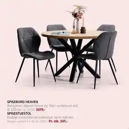 Daells Bolighus SPISEBORD HEAVEN tilbud