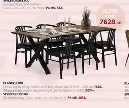 Daells Bolighus PLANKEBORD tilbud