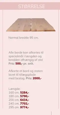 Daells Bolighus STØRRELSE tilbud