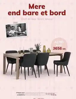 Daells Bolighus SPISEBORD LINLEY tilbud