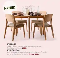 Daells Bolighus SPISEBORD tilbud