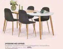 Daells Bolighus SPISEBORD MED UDTRÆK tilbud