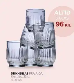 Daells Bolighus DRIKKEGLAS tilbud