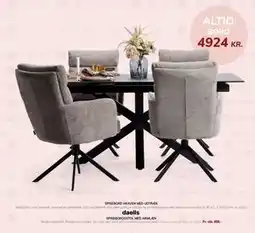 Daells Bolighus SPISEBORD HEAVEN MED UDTRÆK tilbud