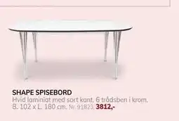 Daells Bolighus SHAPE SPISEBORD tilbud