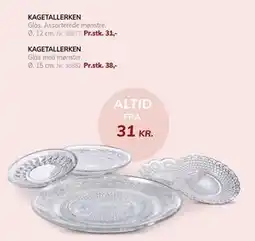 Daells Bolighus KAGETALLERKEN tilbud
