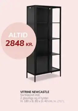 Daells Bolighus VITRINE NEWCASTLE tilbud