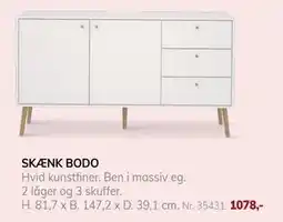 Daells Bolighus SKÆNK BODO tilbud