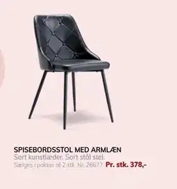 Daells Bolighus SPISEBORDSSTOL MED ARMLÆN tilbud