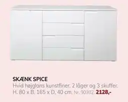 Daells Bolighus SKÆNK SPICE tilbud