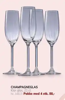 Daells Bolighus CHAMPAGNEGLAS tilbud
