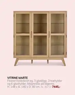 Daells Bolighus VITRINE MARTE tilbud