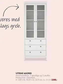 Daells Bolighus VITRINE MADRID tilbud