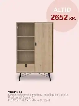 Daells Bolighus VITRINE RY tilbud