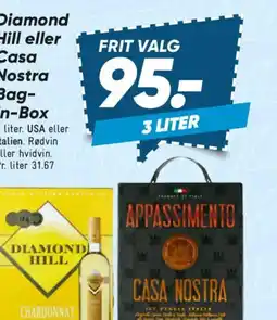 Bilka CASA NOSTRA Bag- in-box tilbud