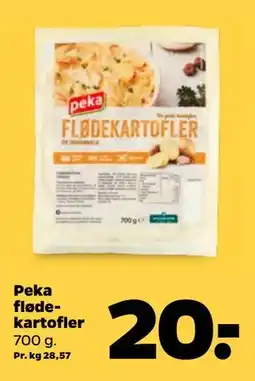 Netto Peka flødekartofler tilbud