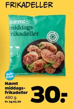 Netto Næmt middagsfrikadeller tilbud