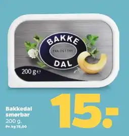 Netto Bakkedal smørbar tilbud