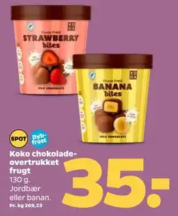 Netto Koko chokoladeovertrukket frugt tilbud