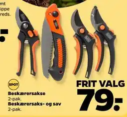 Netto Beskærersaks- og sav tilbud