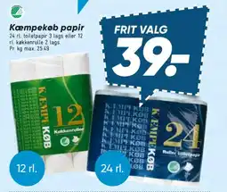 Bilka Kæmpekøb papir tilbud