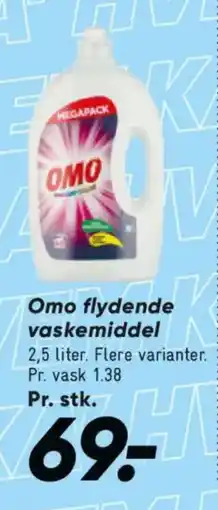 Bilka OMO Flydende vaskemiddel tilbud
