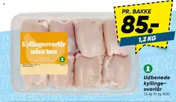 Bilka Udbenede kyllinge- overlår tilbud