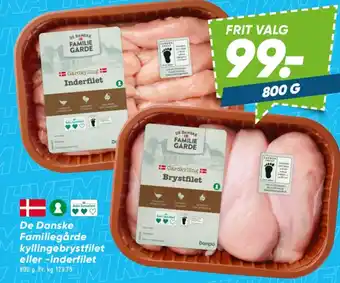 Bilka De danske familiegårde kyllingebrystfilet eller-inderfilet tilbud