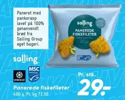 Bilka Panerede fiskefileter tilbud