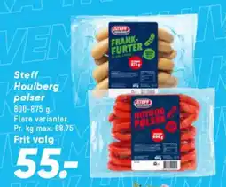 Bilka STEFF Houlberg pølser tilbud