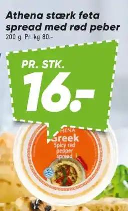 Bilka ATHENA Stærk feta spread med rød peber tilbud