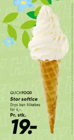 Bilka Stor softice tilbud