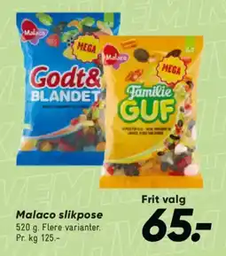 Bilka MALACO Slikpose tilbud