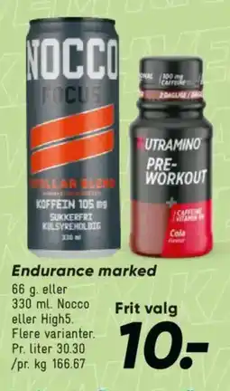 Bilka Endurance marked tilbud