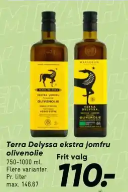 Bilka Terra delyssa ekstra jomfru olivenolie tilbud