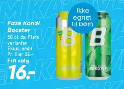 Bilka Faxe kondi booster tilbud